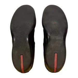 PRADA Mens Slip On Loafers with Red Heel Stripe - Leather - Made in Italy Prada | Shoes | Prada Mens Slip On Loafers With Red Heel  main image 4